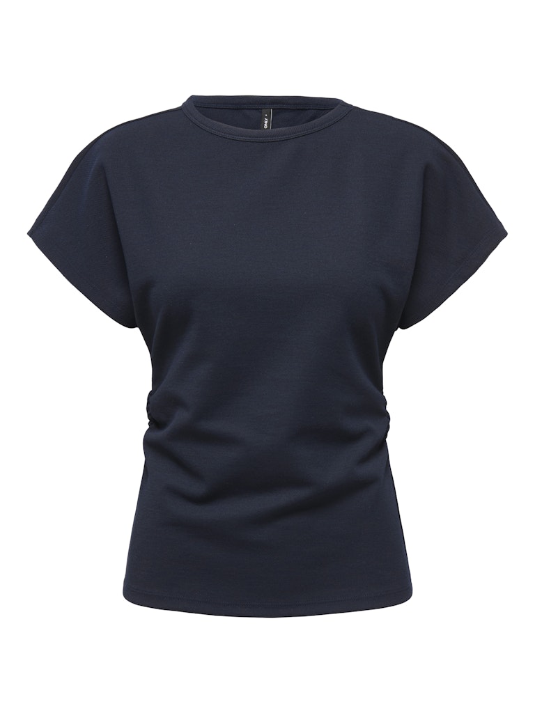 Onlatlas S/s Waist Top Swt - Navy