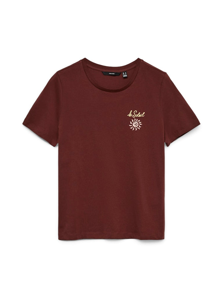 Vmlise Olly Ss Top Box Jrs - Bordeaux