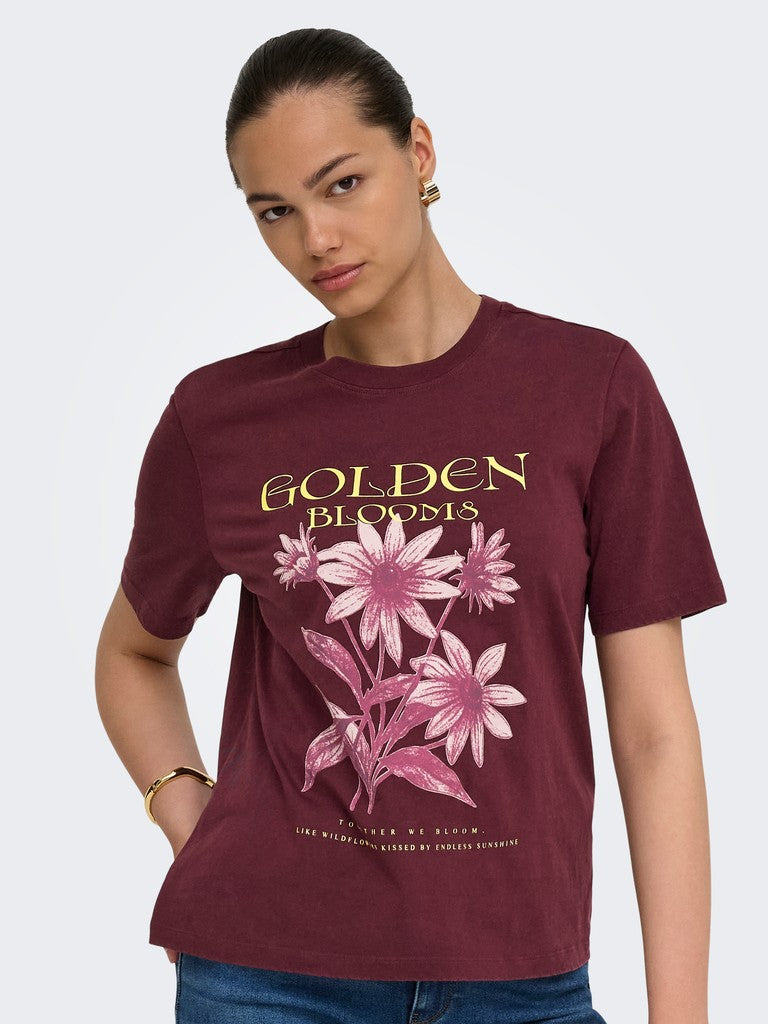 Onllucy Monja Ss Top Jrs Noos - Bordeaux