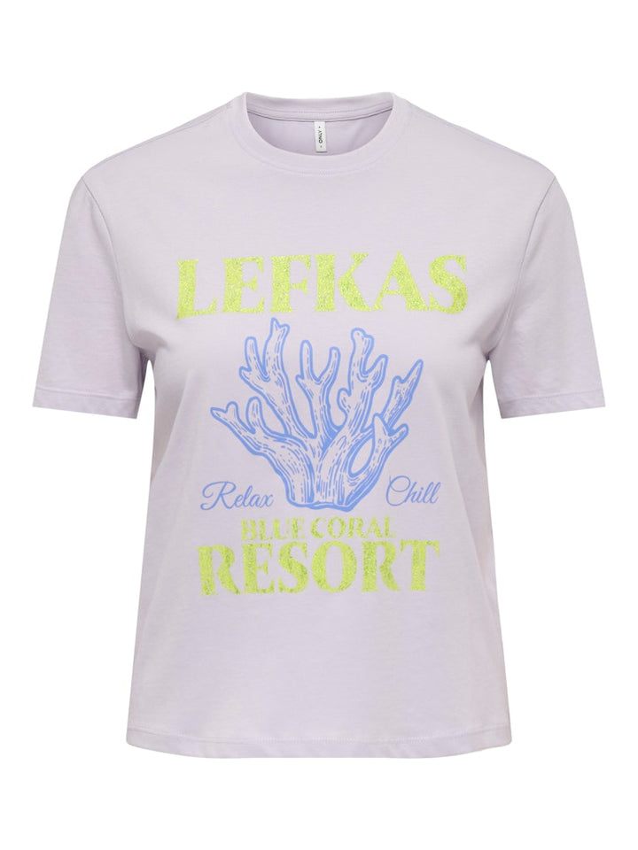 Onldina S/s Club Top Box Jrs - Lila