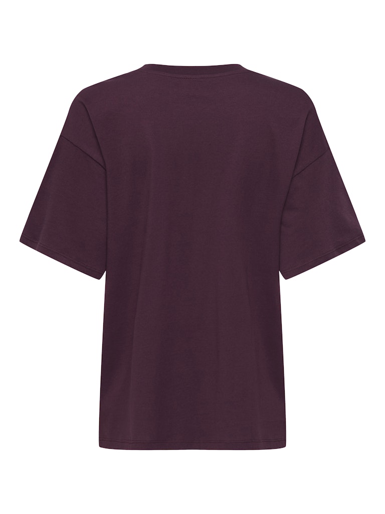 Onlmila S/s Print Box Jrs - Aubergine