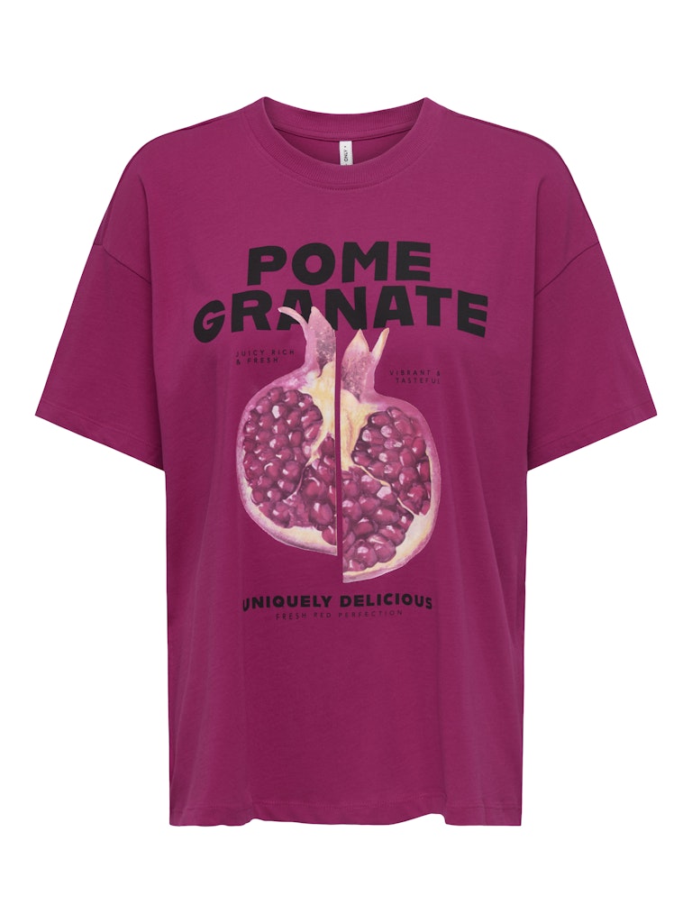 Onlvivvi S/s Lovely Top Jrs - Fuchsia