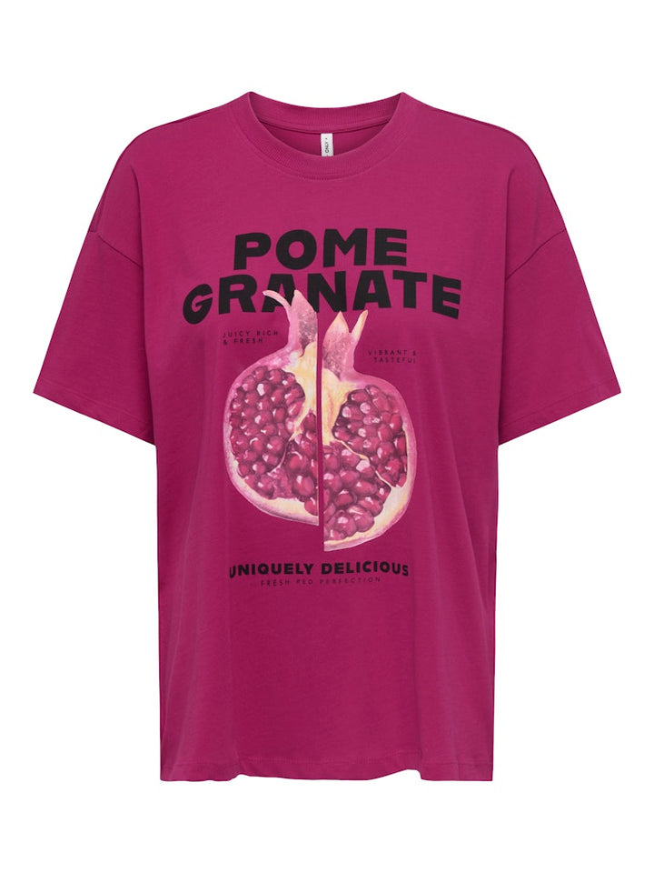 Onlvivvi S/s Lovely Top Jrs - Fuchsia