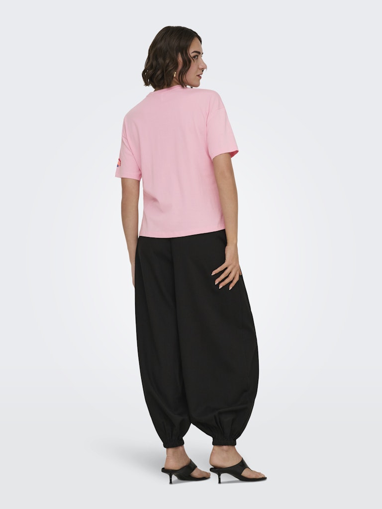 Onlbolette Life S/s Top Box Cc Jrs - Roze