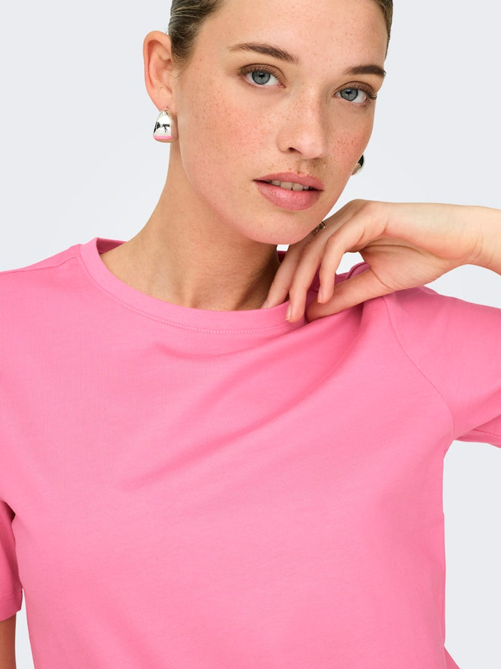 Onlfreja S/s Luxe Top Cc Jrs Noos - Roze