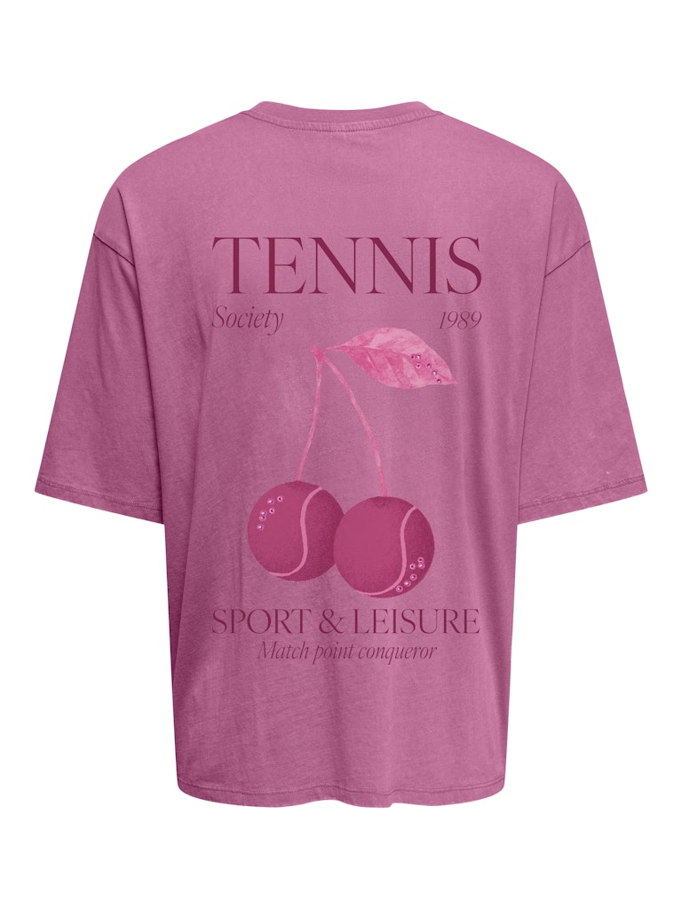 Onlshania S/s Print Top Box Jrs - Roze