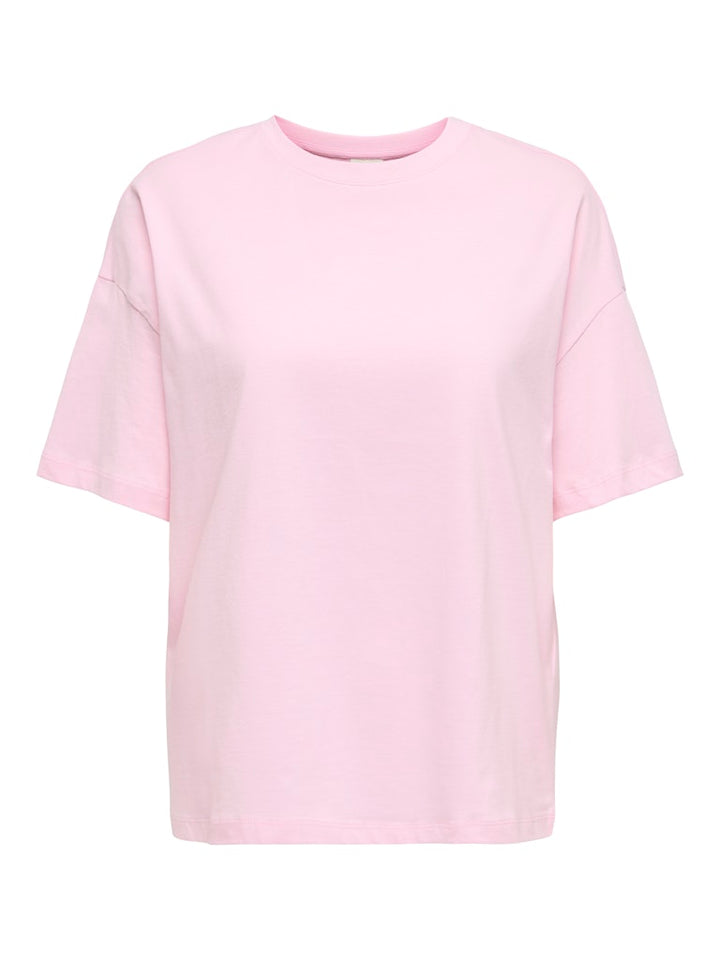 Jdycarla S/s Oversize T-shirt Jrs - Roze