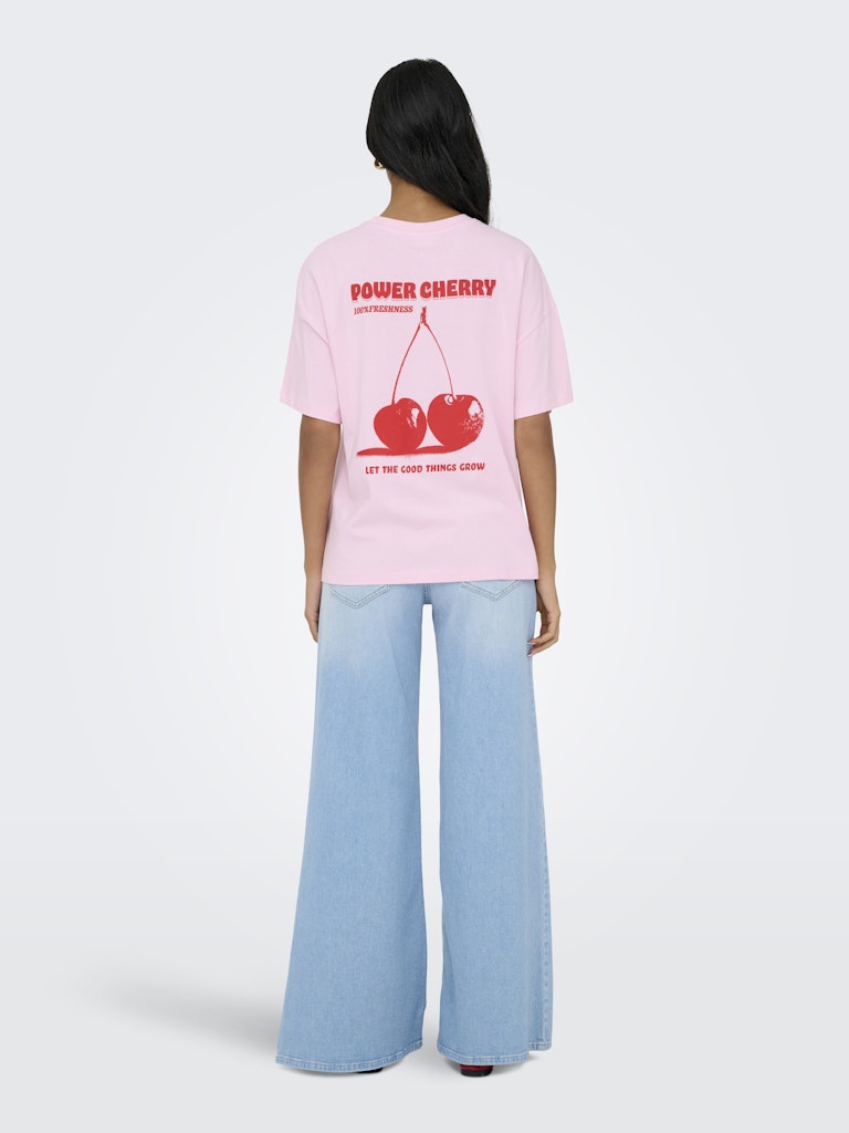 Jdycarla S/s Oversize T-shirt Jrs - Roze