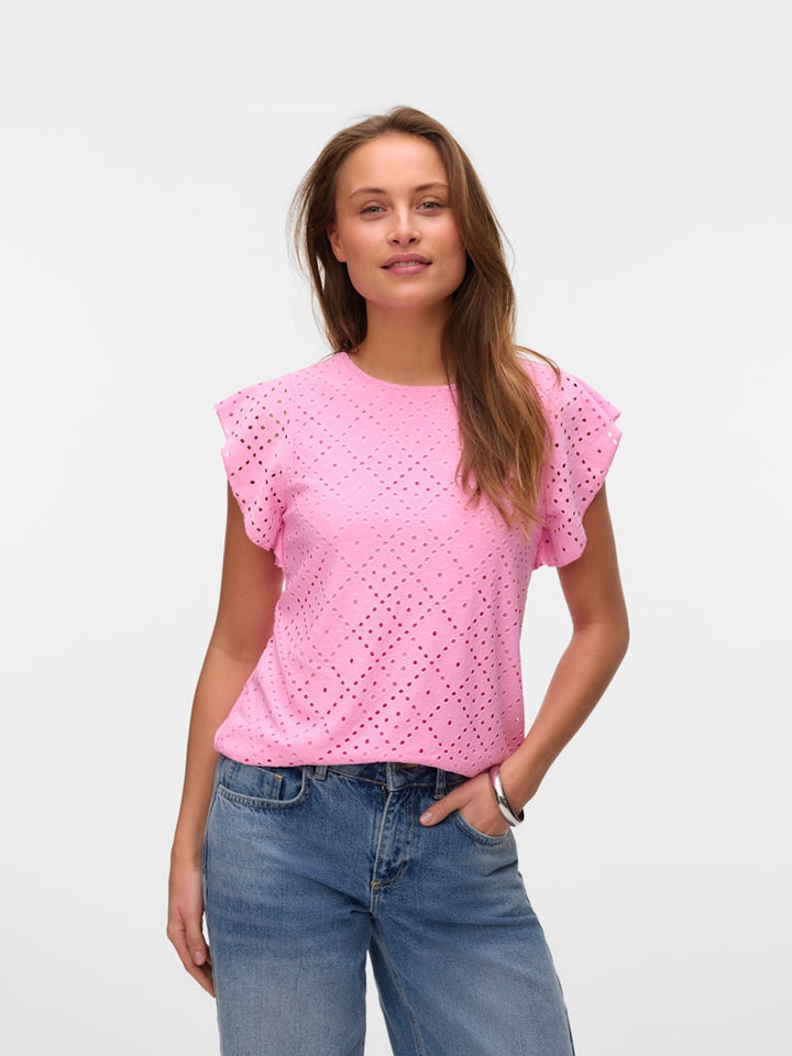 Vmtassa Sl Frill Top Noos - Roze