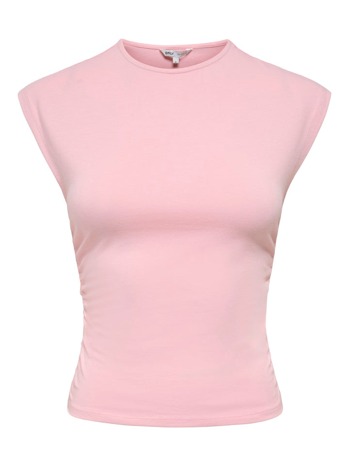 Onlmira Capsl Ruching Top Jrs Noos - Licht Roze