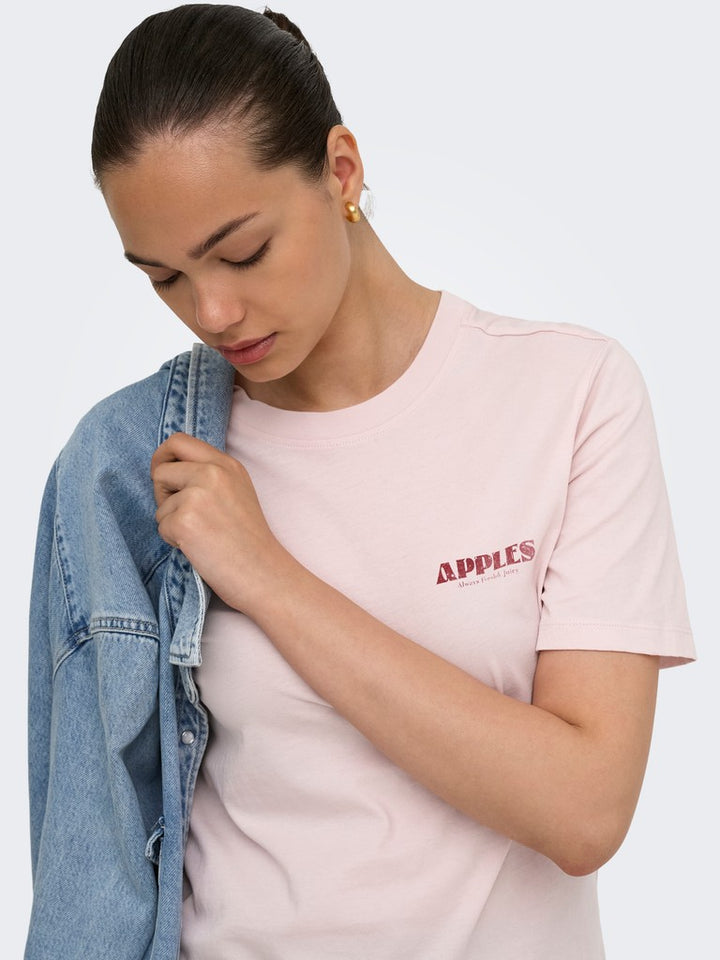 Onllucy Monja Ss Top Jrs Noos - Licht Roze
