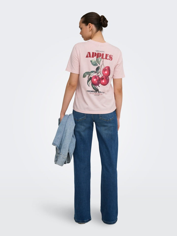 Onllucy Monja Ss Top Jrs Noos - Licht Roze
