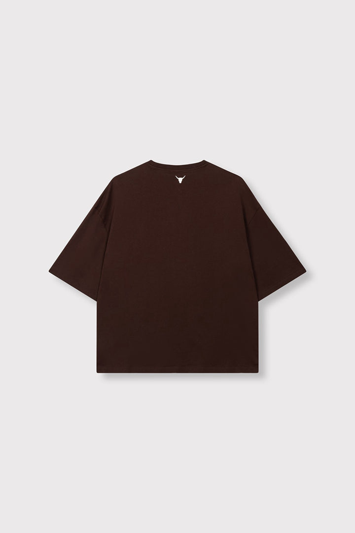 Knites  The Label Oversized T-shirt - Bruin