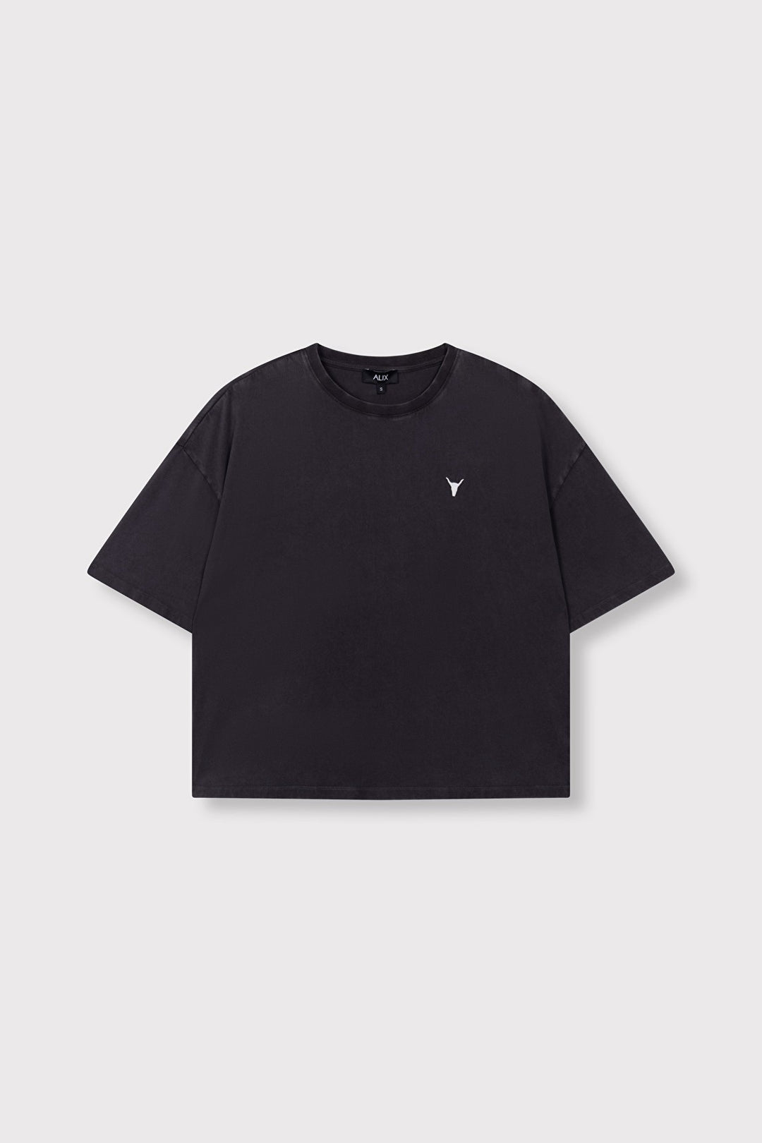 Knitted Tour T-shirt - Antraciet