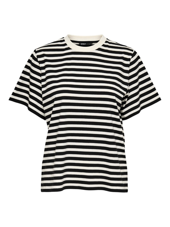 Onllivina S/s Stripe Tee Jrs Noos - Zwart Dessin