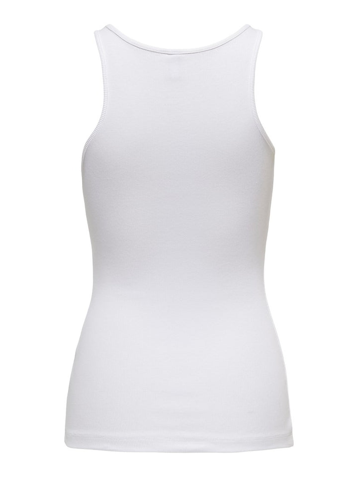 Onlkenya Life Rib Tank Top Jrs Noos - Wit