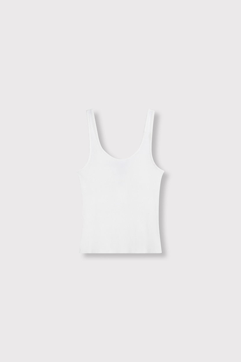 Rib Tank Top - Off-white