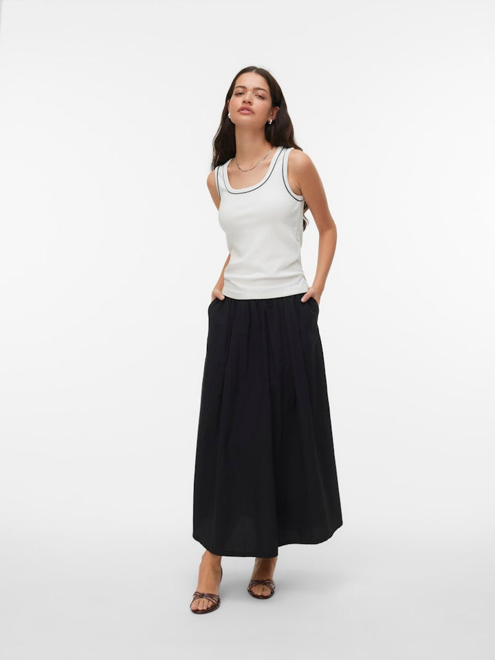 Vmmonna Sl Contrast Top Box Jrs - Off-white