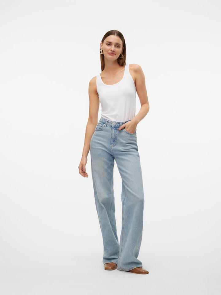 Vmlulu Long Tank Top Jrs Noos - Off-white