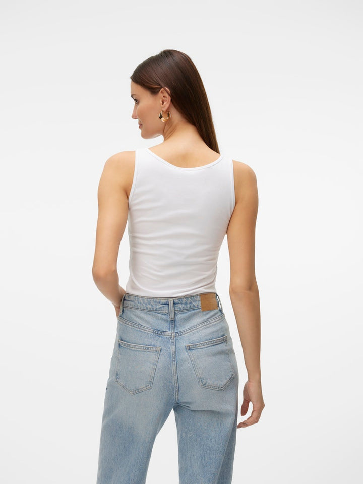 Vmlulu Long Tank Top Jrs Noos - Off-white