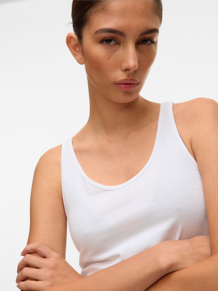 Vmmaxi My Soft Uu Tank Top - Off-white