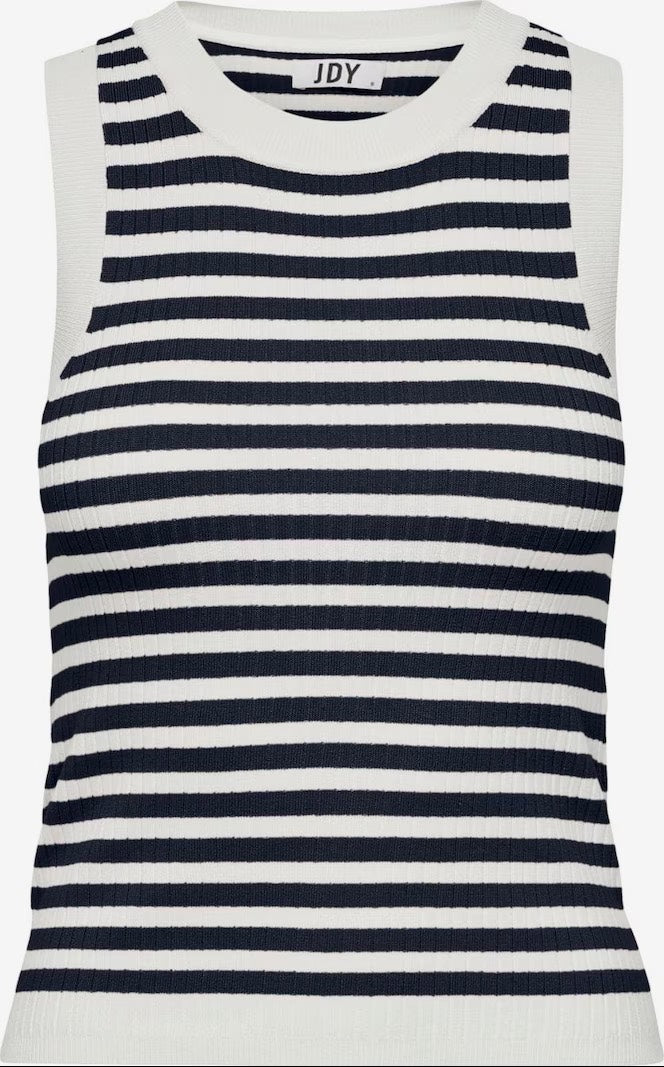 Jdyaya Tank Top Knt Noos - Ecru Dessin