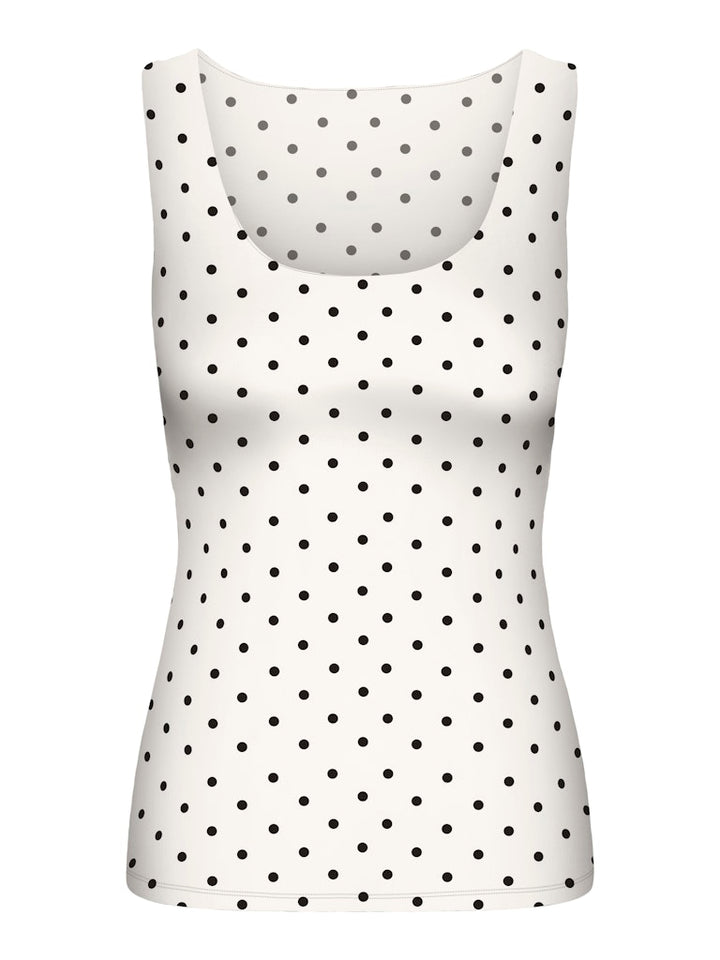 Onllone Aop 2-way Sl Top - Wit Dessin