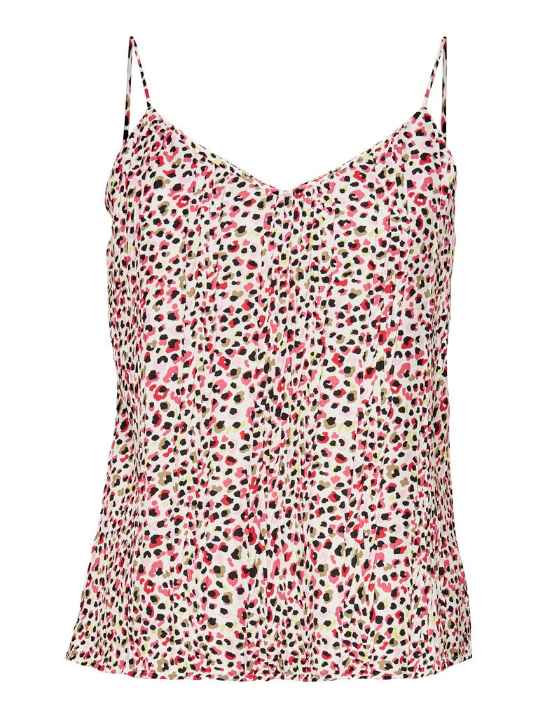 Onldia Life Plisse Singlet Wvn - Wit Dessin