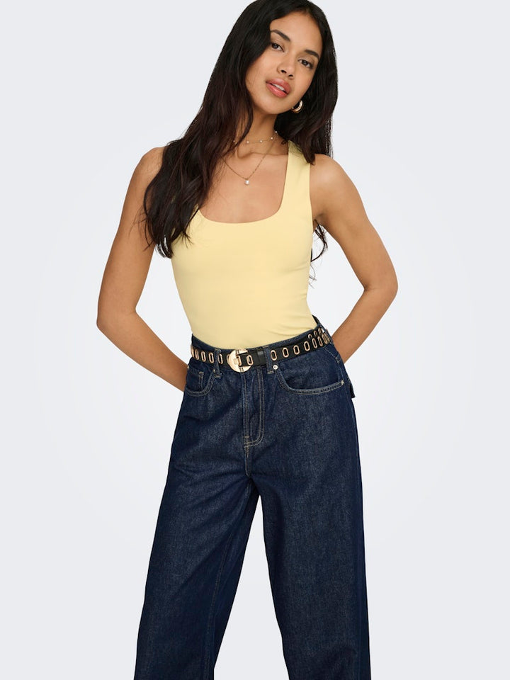 Onlea S/l 2-ways Fit Top Jrs Noos - Geel