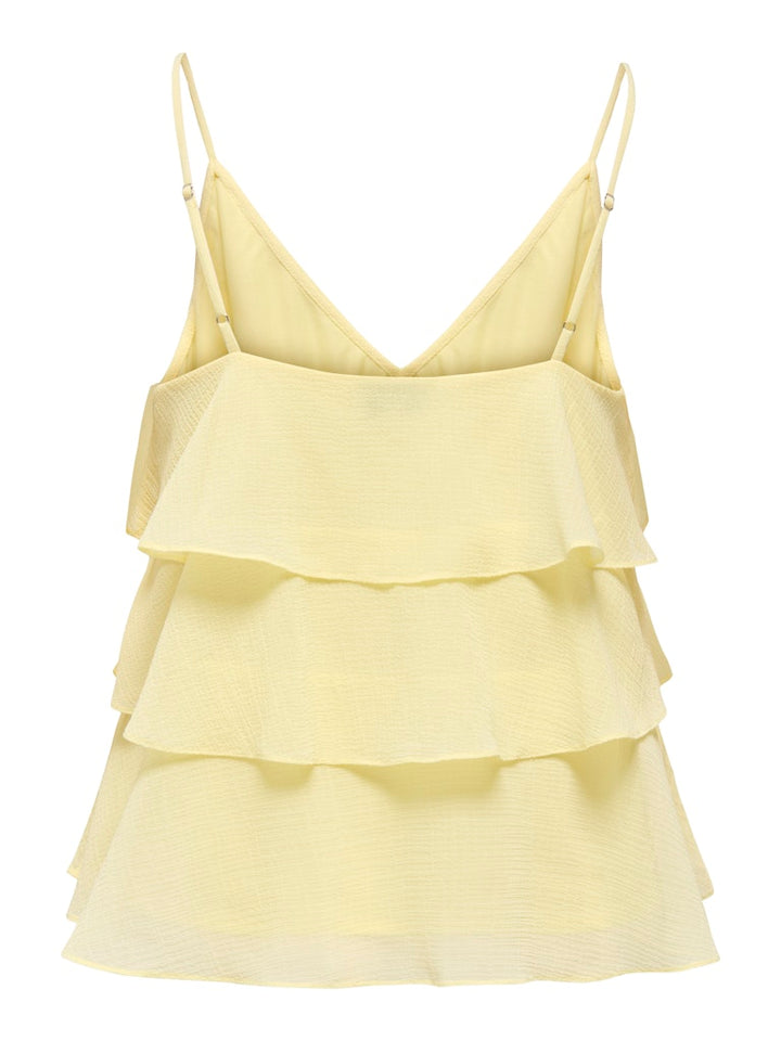 Onllinn Life Flounce Singlet Wvn Noos - Licht Geel