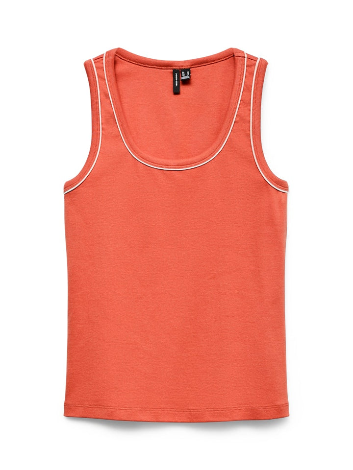 Vmmonna Sl Contrast Top Box Jrs - Oranje