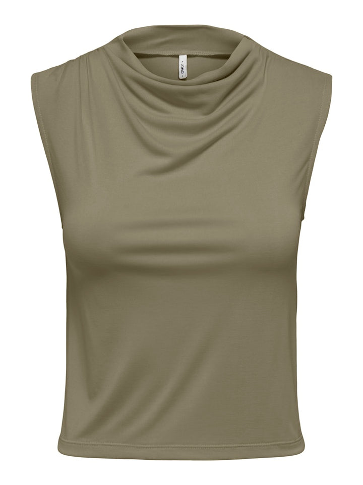 Onlhannah S/l Waterfall Top Jrs - Olijf