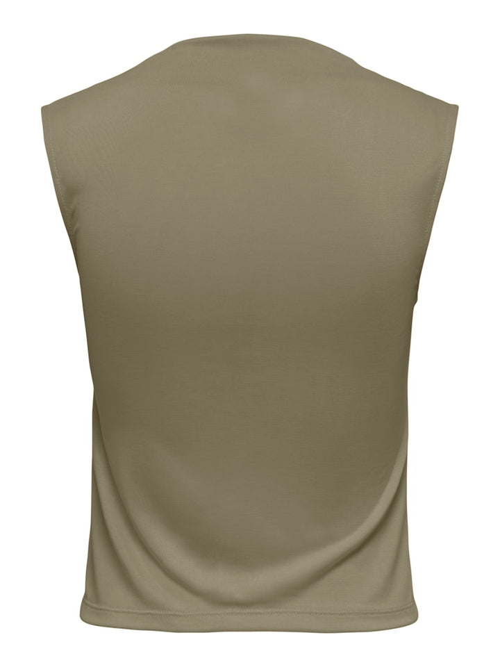 Onlhannah S/l Waterfall Top Jrs - Olijf