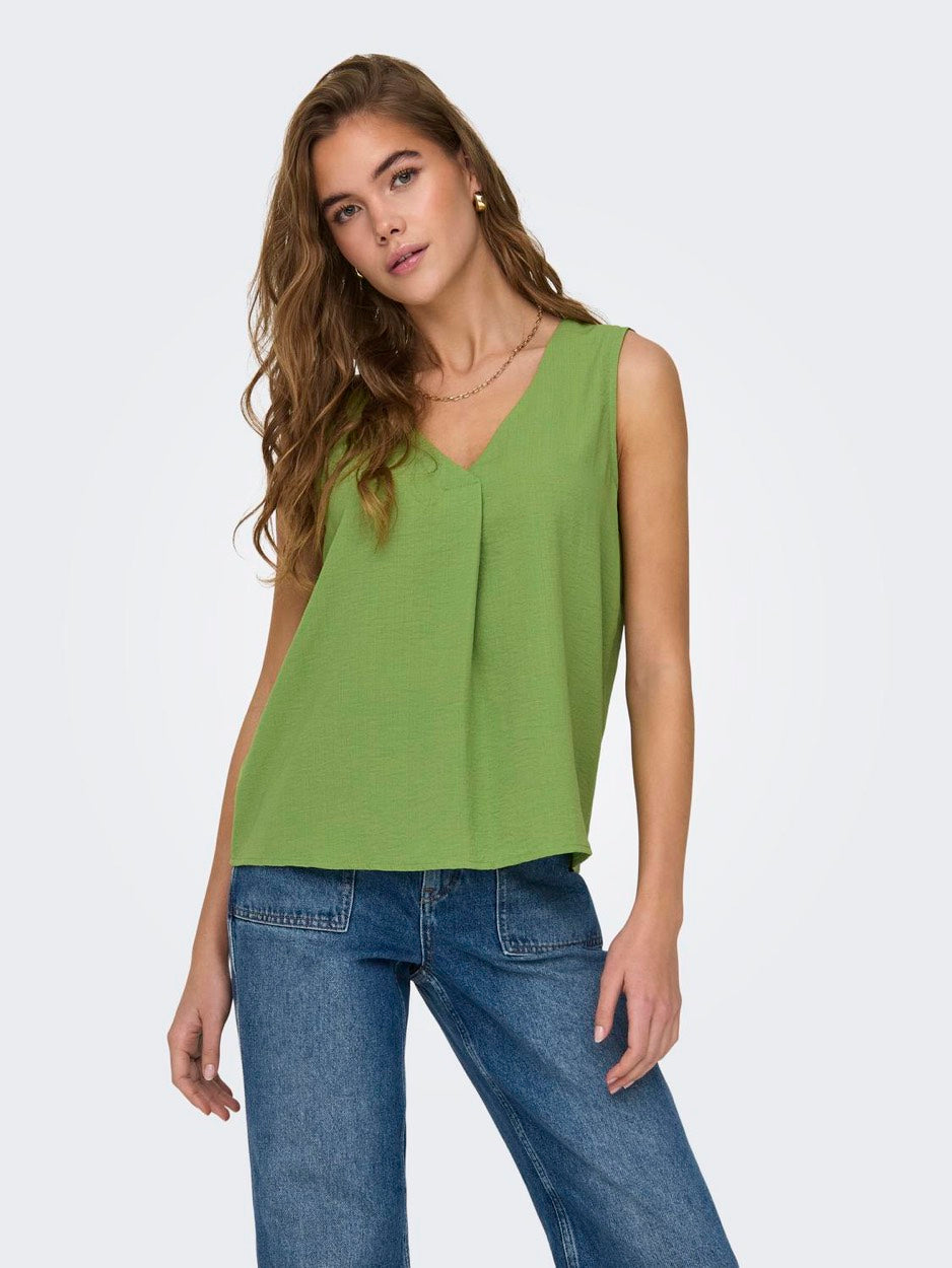 Jdydivya S/l Top Wvn Dia - Oud Groen