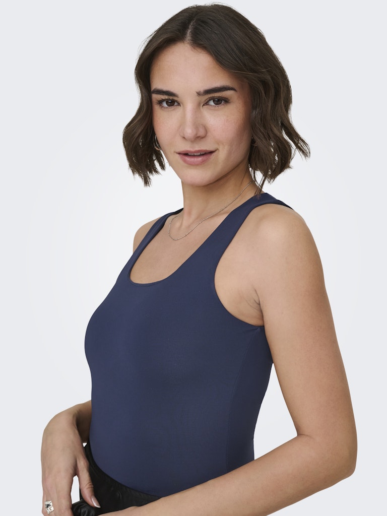 Onlea S/l 2-ways Fit Top Jrs Noos - Navy