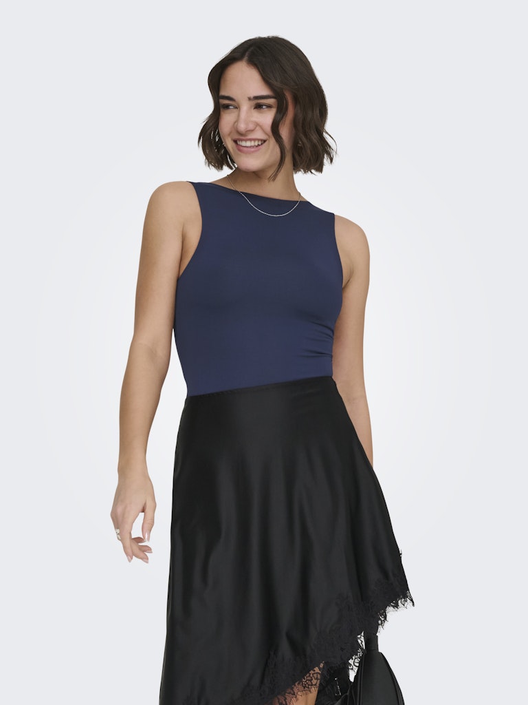 Onlea S/l 2-ways Fit Top Jrs Noos - Navy