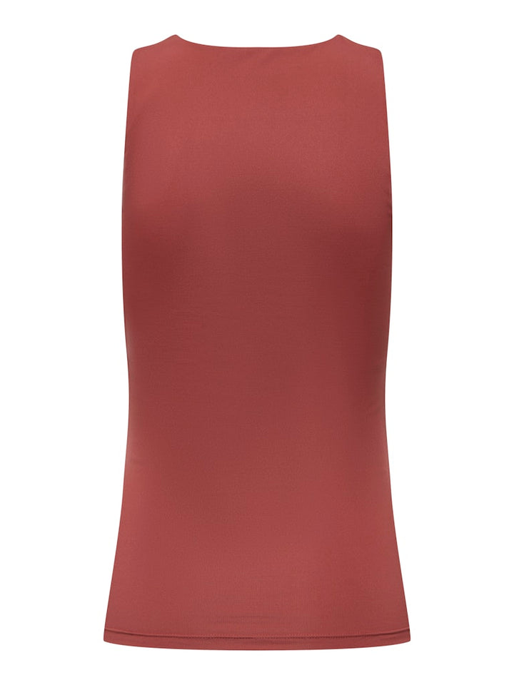 Onlea S/l 2-ways Fit Top Jrs Noos - Steenrood