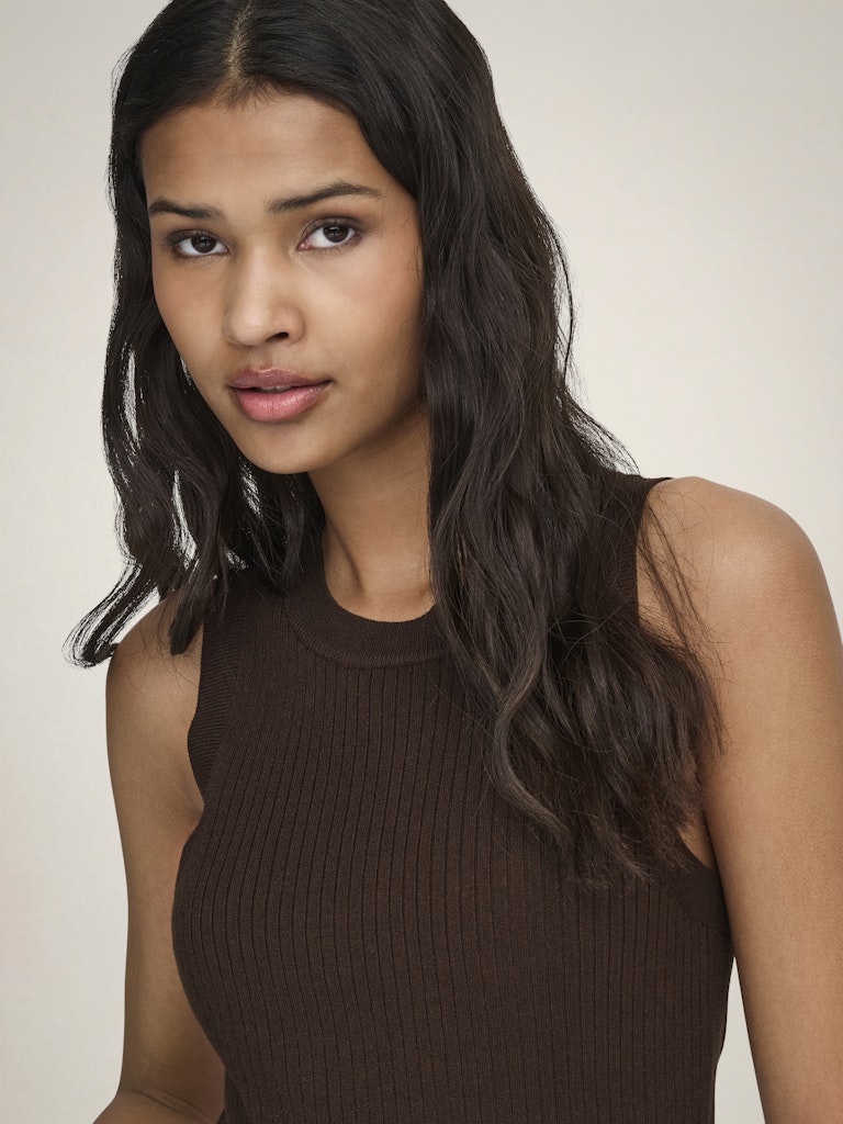 Jdyaya Tank Top Knt Noos - Bruin