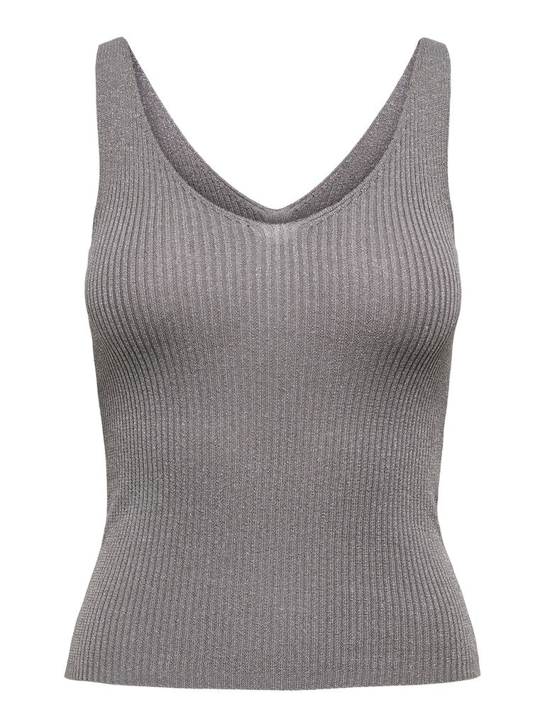 Jdybodilla Lurex S/l Top Knt - Taupe