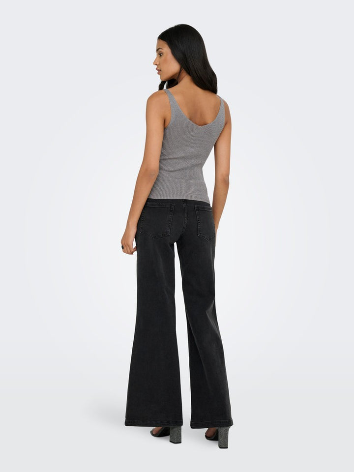Jdybodilla Lurex S/l Top Knt - Taupe