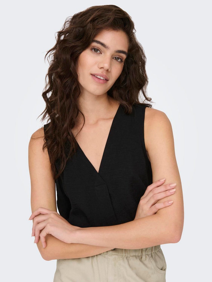 Jdydivya S/l Top Wvn Dia - Zwart