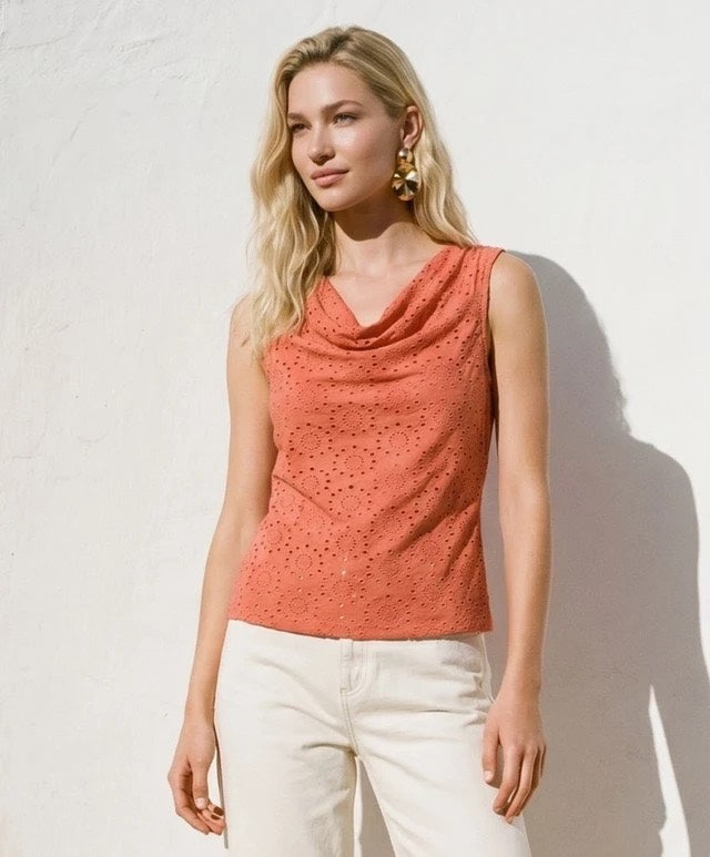 Vmtassa Liv Sl Waterfall Top Jrs - Oranje