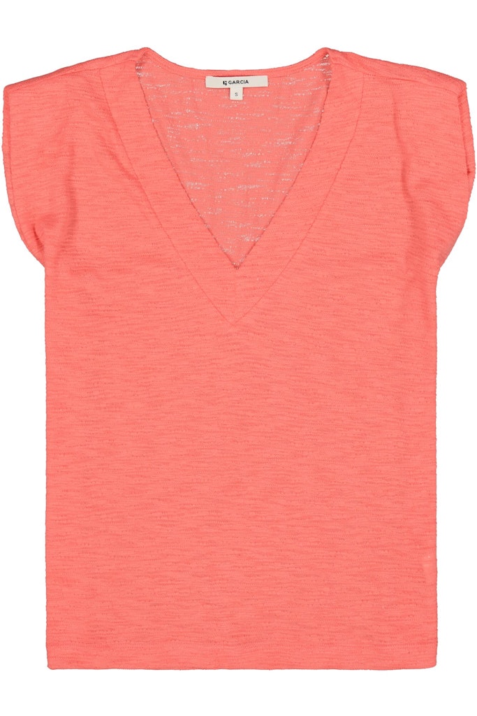 Garcia - Tops - 4381.42.0001 - Koraal Rood