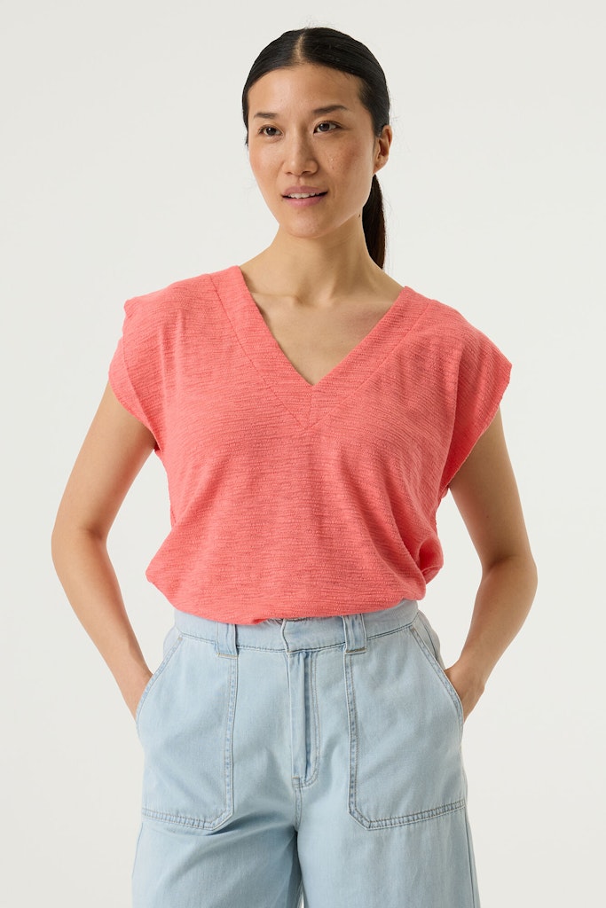 Garcia - Tops - 4381.42.0001 - Koraal Rood