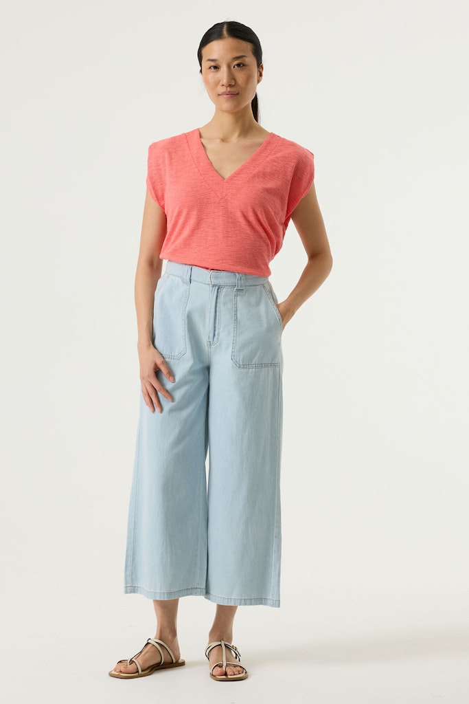 Garcia - Tops - 4381.42.0001 - Koraal Rood