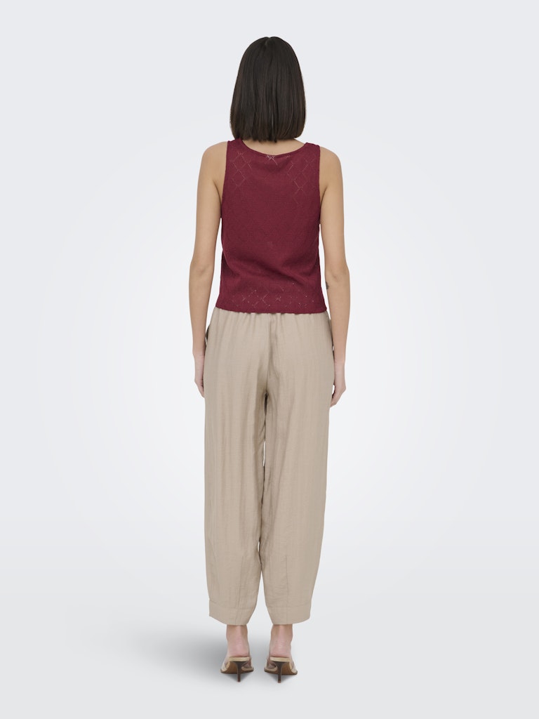 Jdyviola Life S/l Knot Top Jrs - Rood Dessin