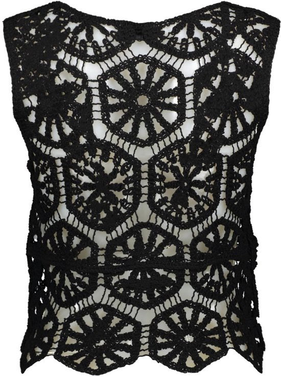 Jdyvic S/l O-neck Top Knt - Zwart