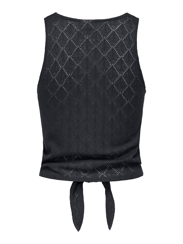 Jdyviola Life S/l Knot Top Jrs - Zwart
