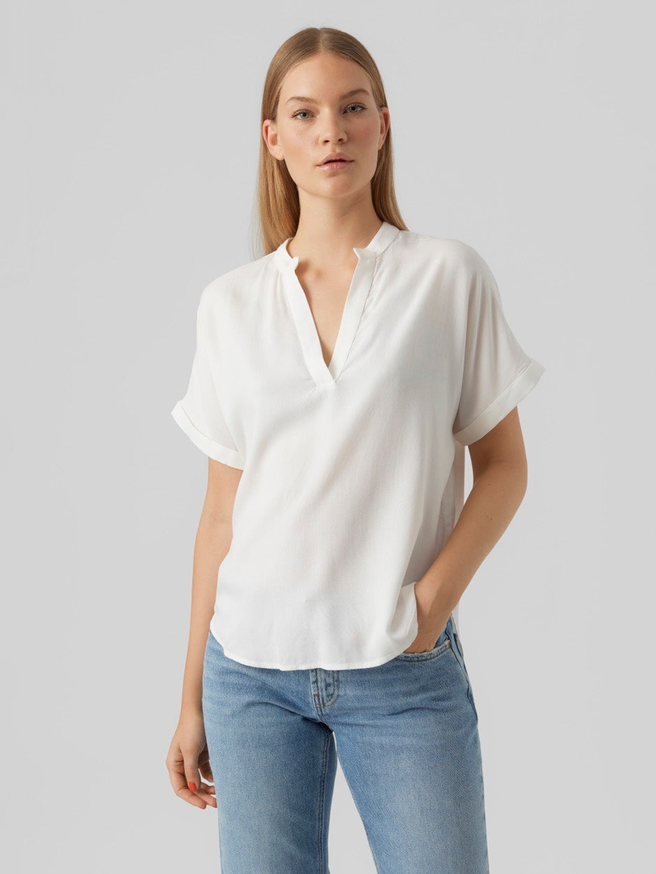 Vmbeauty Ss Top Wvn Ga Noos - Off-white