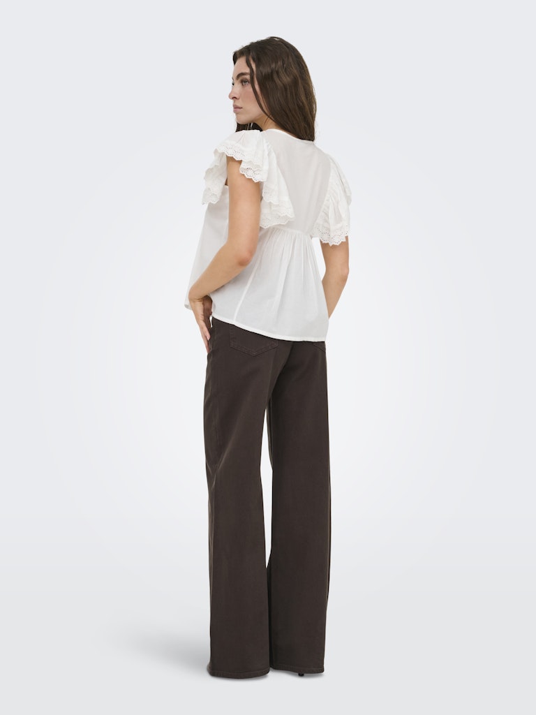 Jdysigga S/s Top Wvn - Off-white